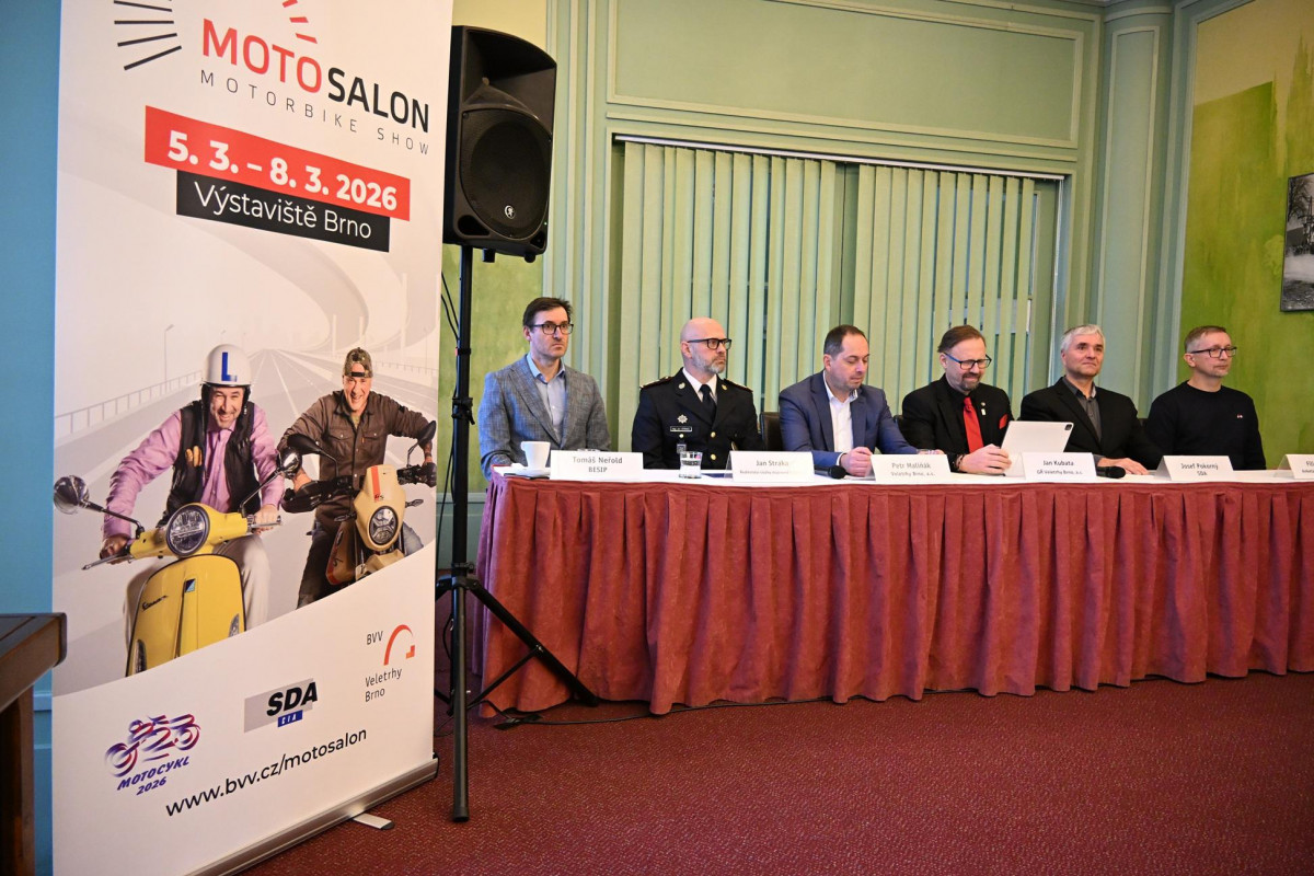 Motosalon 2026 bude k vidění po dvou letech opět v Brně 5. - 8. března 2026 Motosalon 2026 bude k vidění po dvou letech opět v Brně 5. - 8. března 2026